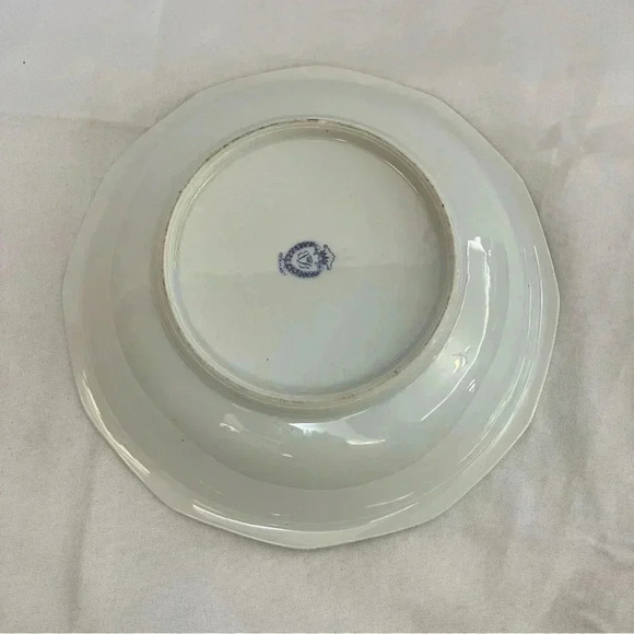 Vintage German Beyer and Bock Painted Ceramic Decorative Plate Set - Picture 10 of 10